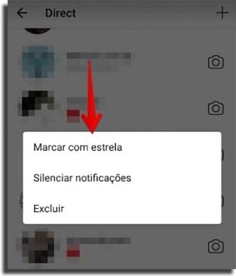 Instagram Direct Favoritar Mensagens 2