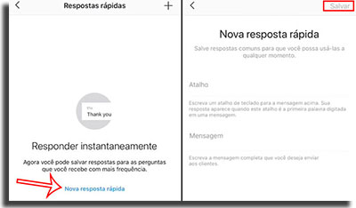 Instagram Direct Crie Respostas Rapidas 3