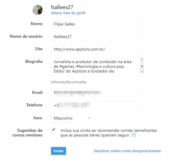 Como conseguir o selo azul do Instagram - 80