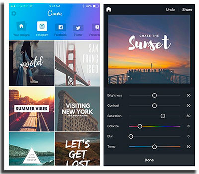 aplicativos para facilitar o trabalho de designer canva