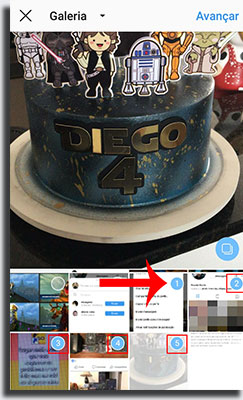 Instagram Shopping Carrossel de Imagens