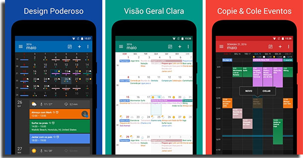 aplicativos de calendário digical