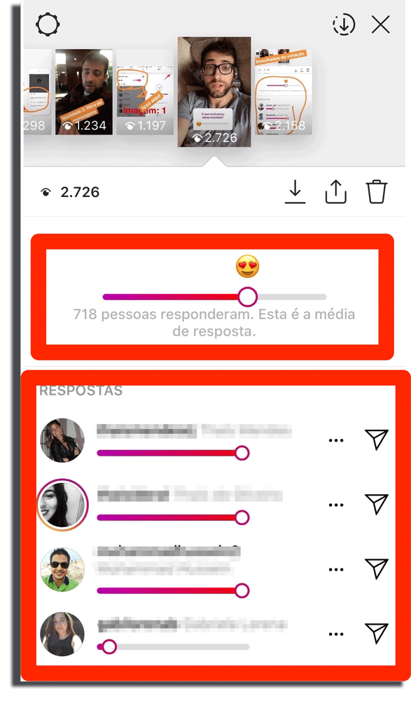 emoji deslizante exemplo