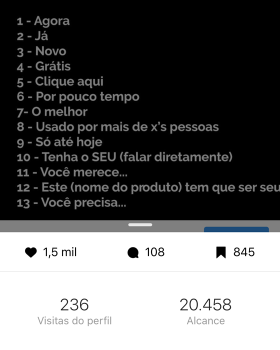 estatisticas instagram