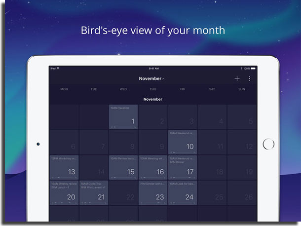 aplicativos de calendário newton