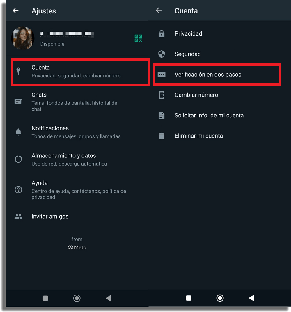 verificación en dos pasos cuenta robada whatsapp
