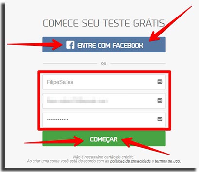 gerenciar midias sociais mlabs cadastro