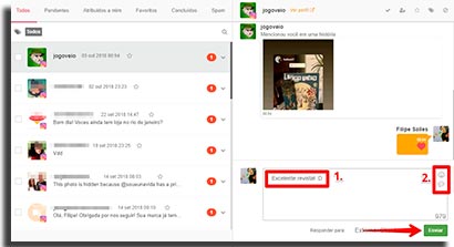 gerenciar midias sociais mlabs responder