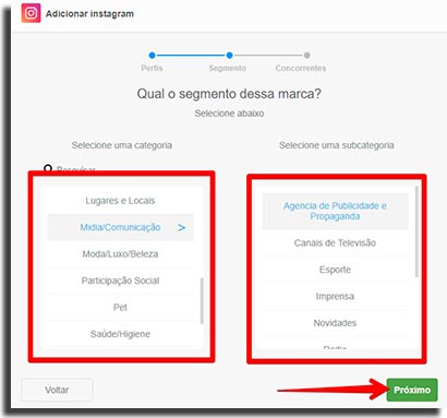 gerenciar midias sociais mlabs segmentacao
