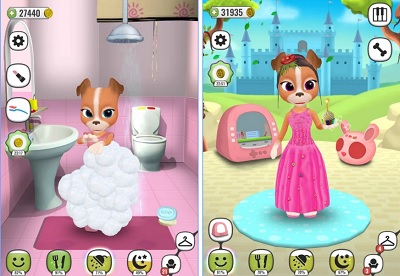 jogos de pets virtuais talking dog