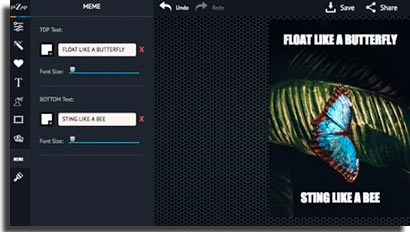 sites para fazer montagens online pizap