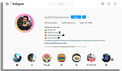 especialistas em instagram guilherme