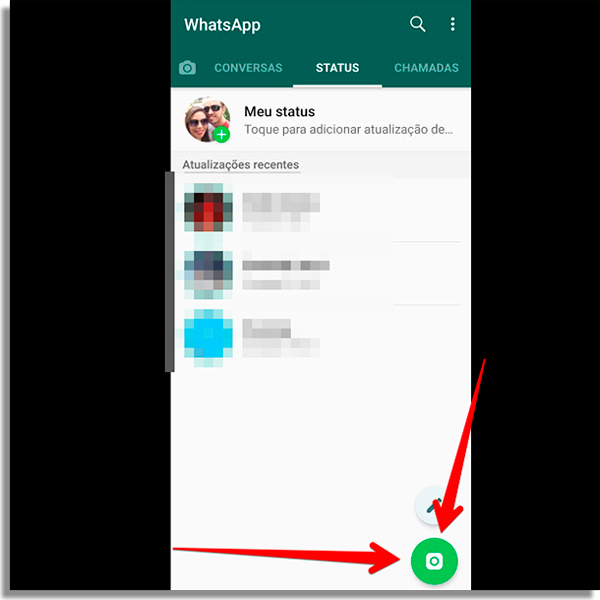 como colocar musica no whatsapp status comecar