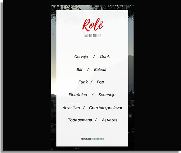15 enquetes no Instagram para se divertir com os seguidores - 96