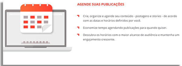 agende posts no insta