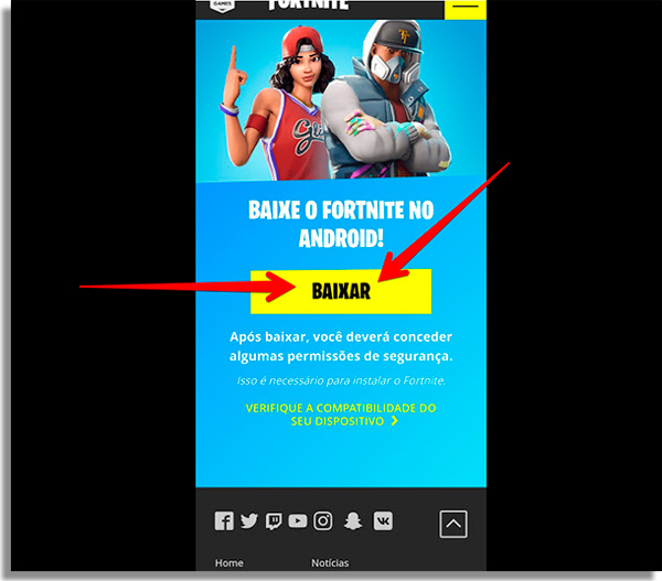 baixe o jogo do momento no seu celular