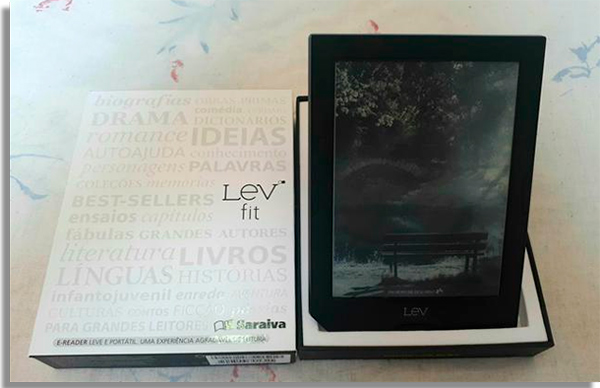 leitor de livros digitais lev