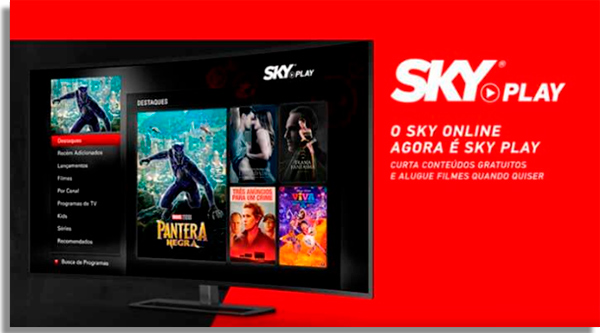 como assistir tv pela internet sky
