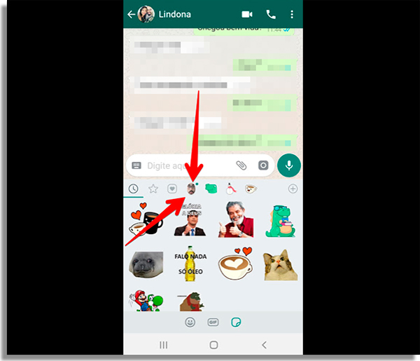 como criar figurinhas no whatsapp icone