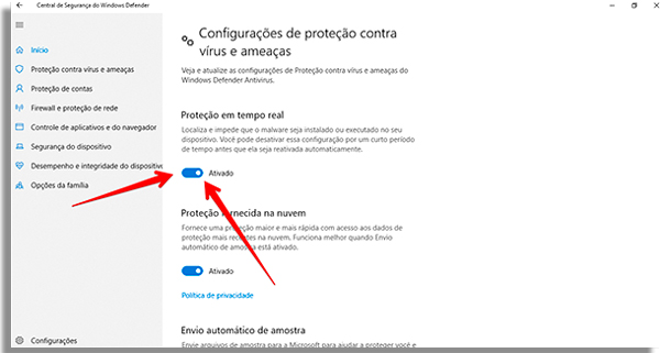 7 passos para aprender como desativar o Windows Defender - 43