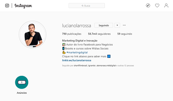 como ter um instagram de sucesso perfil