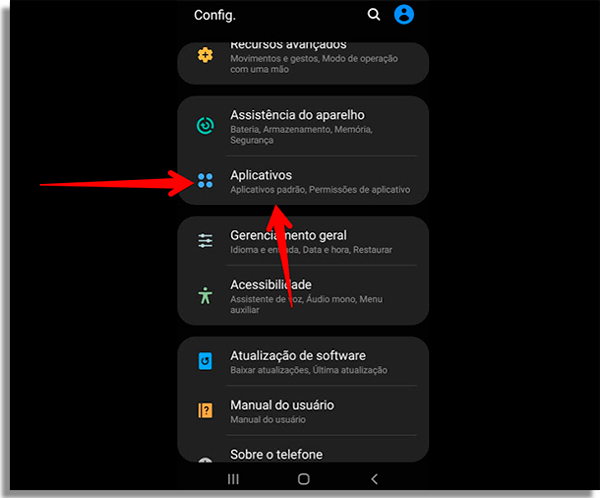 configurar aparelho android aplicativos