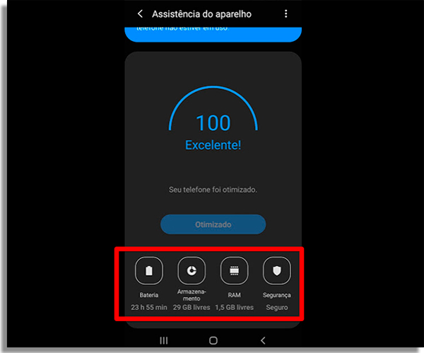 escolha um item para otimizar