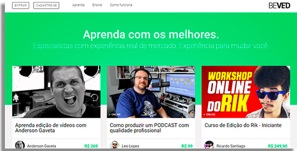 o beved permite ensinar de diversas maneiras