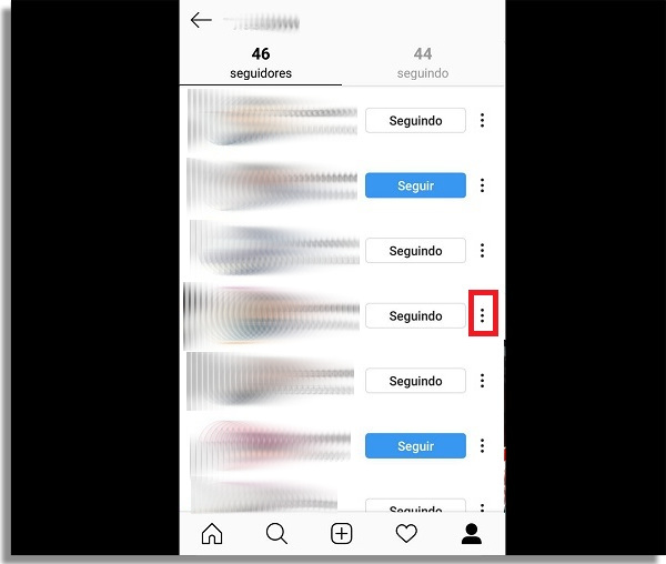 Como excluir seguidores do Instagram seguindo