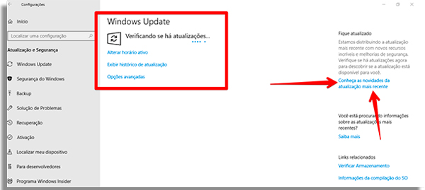 como atualizar o windows 10 novidades