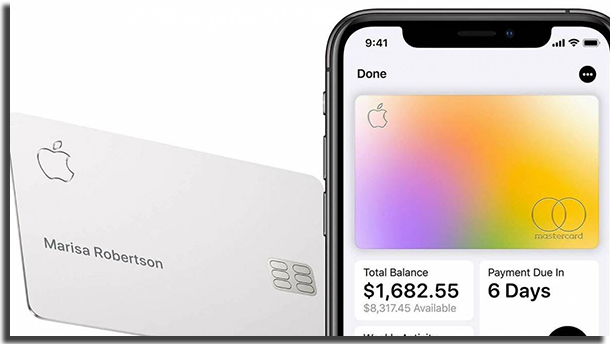 Apple Card Versão Digital no iPhone e Física Com o Cartão de Titânio