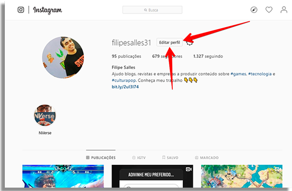 12 passos para colocar c rculo na foto de perfil do Instagram - 17