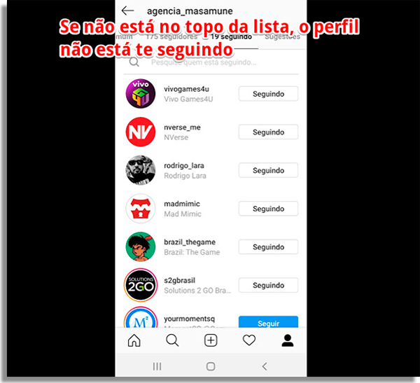 como saber quem nao segue de volta instagram seunome