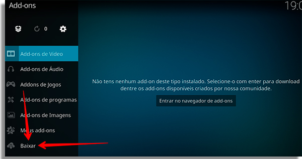 instalar addons kodi baixar