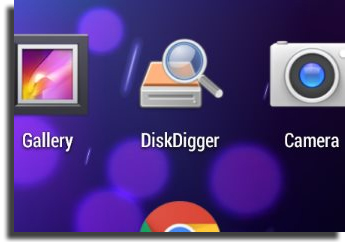 recuperar vídeos apagados do Android Disk Digger