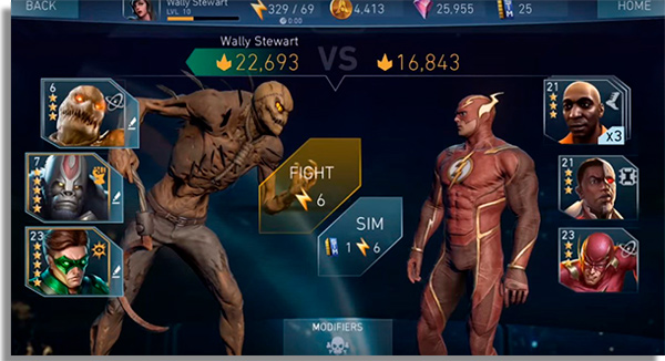 melhores jogos luta android injustice
