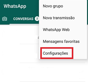 Whatsapp configurações