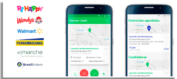 aplicativo emprego gratis ligado