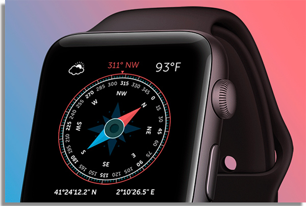 apple watch 5 bussola