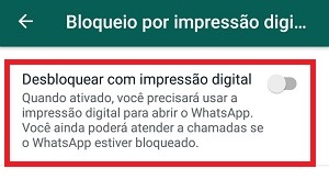 Como bloquear o WhatsApp com impress o digital - 93