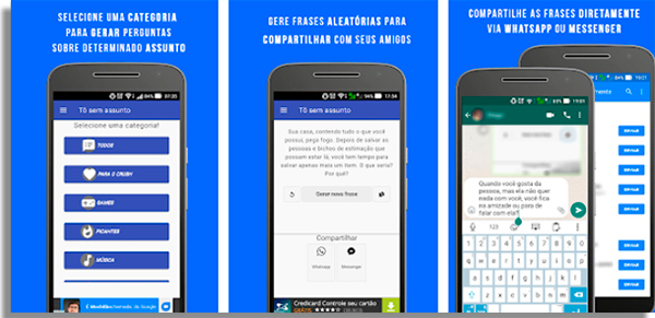 como puxar assunto whatsapp tosemassunto