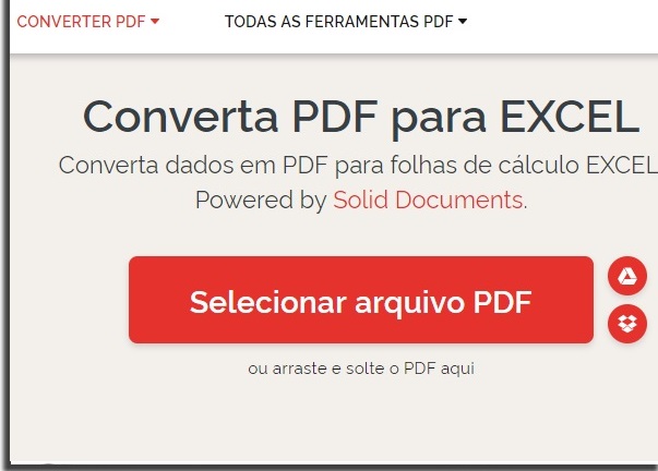 Transformar PDF em Excel  10 melhores sites e apps - 55