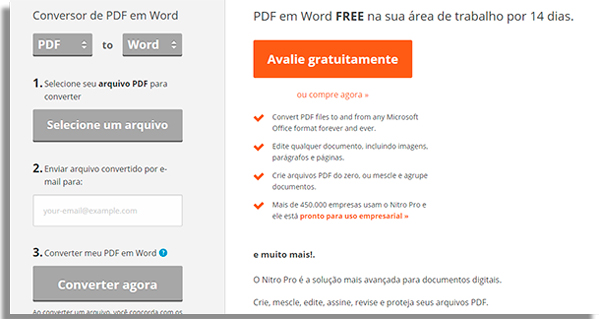transformar pdf word pdftoword