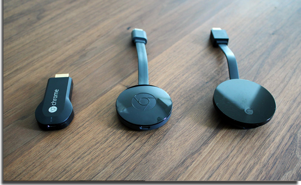 chromecast modelos