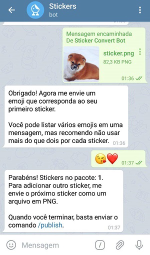 como criar stickers