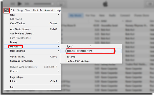 transferir musicas do iphone para android