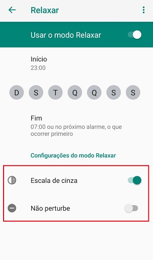 segredos do android modo relaxar