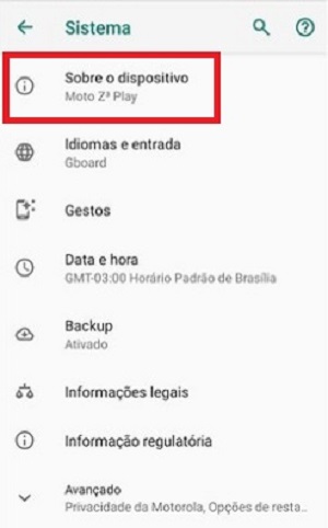 segredos do android sistema