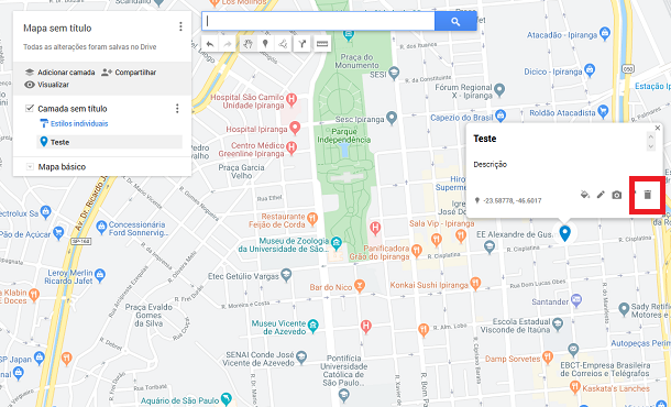 usar marcadores no google maps