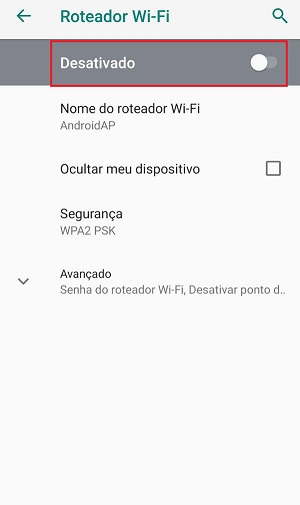 usar smartphone como roteador